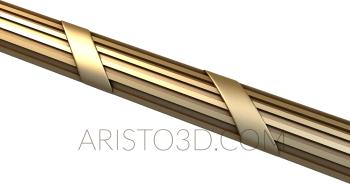 Baguette (BG_0601) 3D model for CNC machine